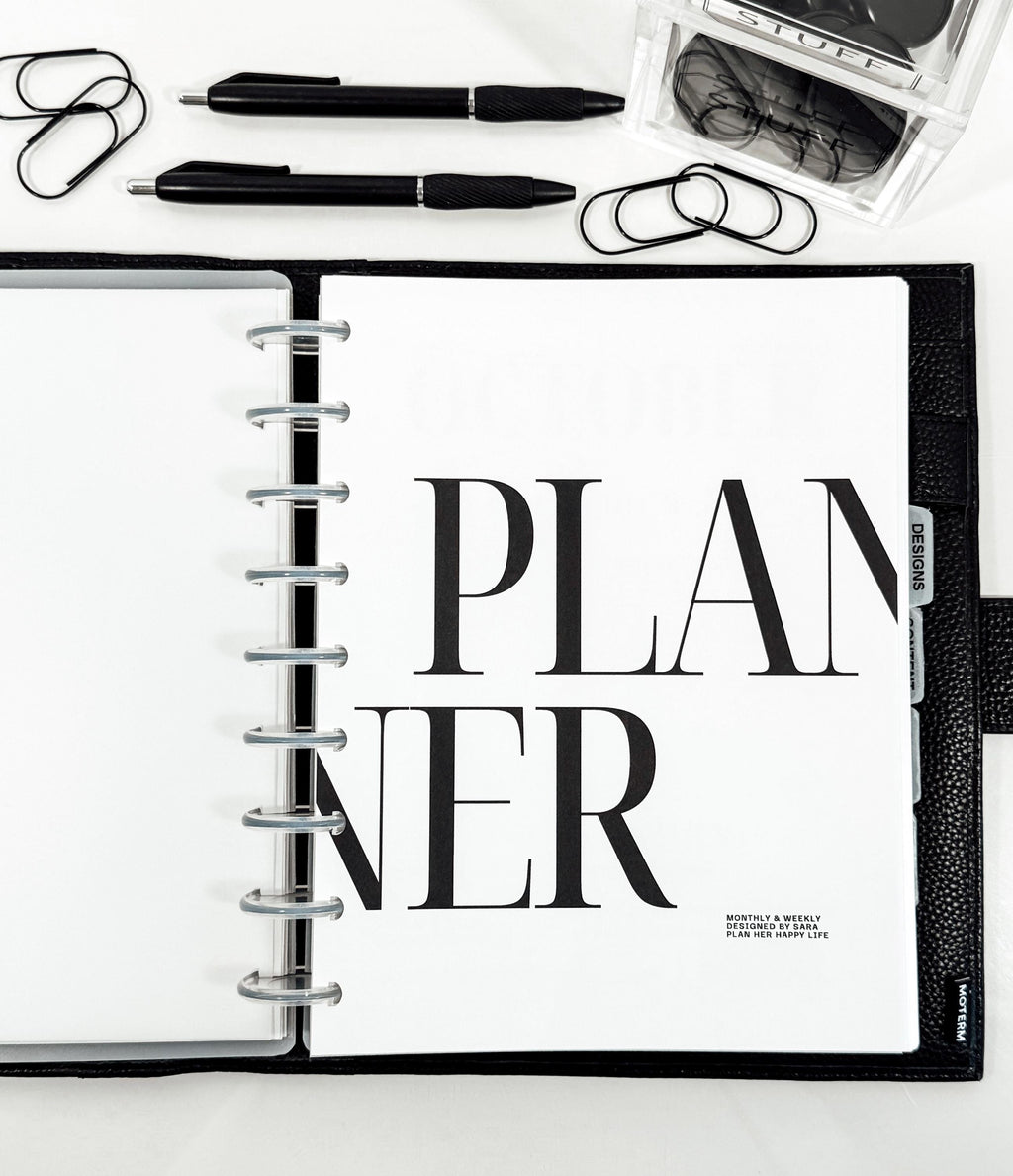 2026 Monthly Planner Inserts