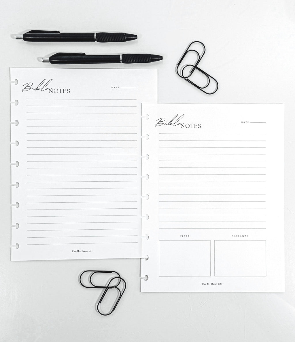 Bible Note Inserts Vol. 2