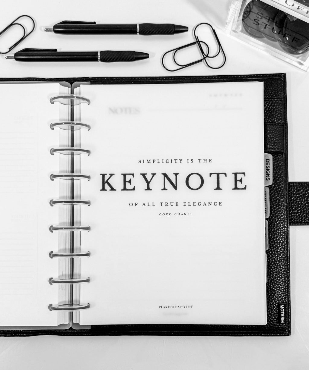 Keynote, Iconic Dashboard