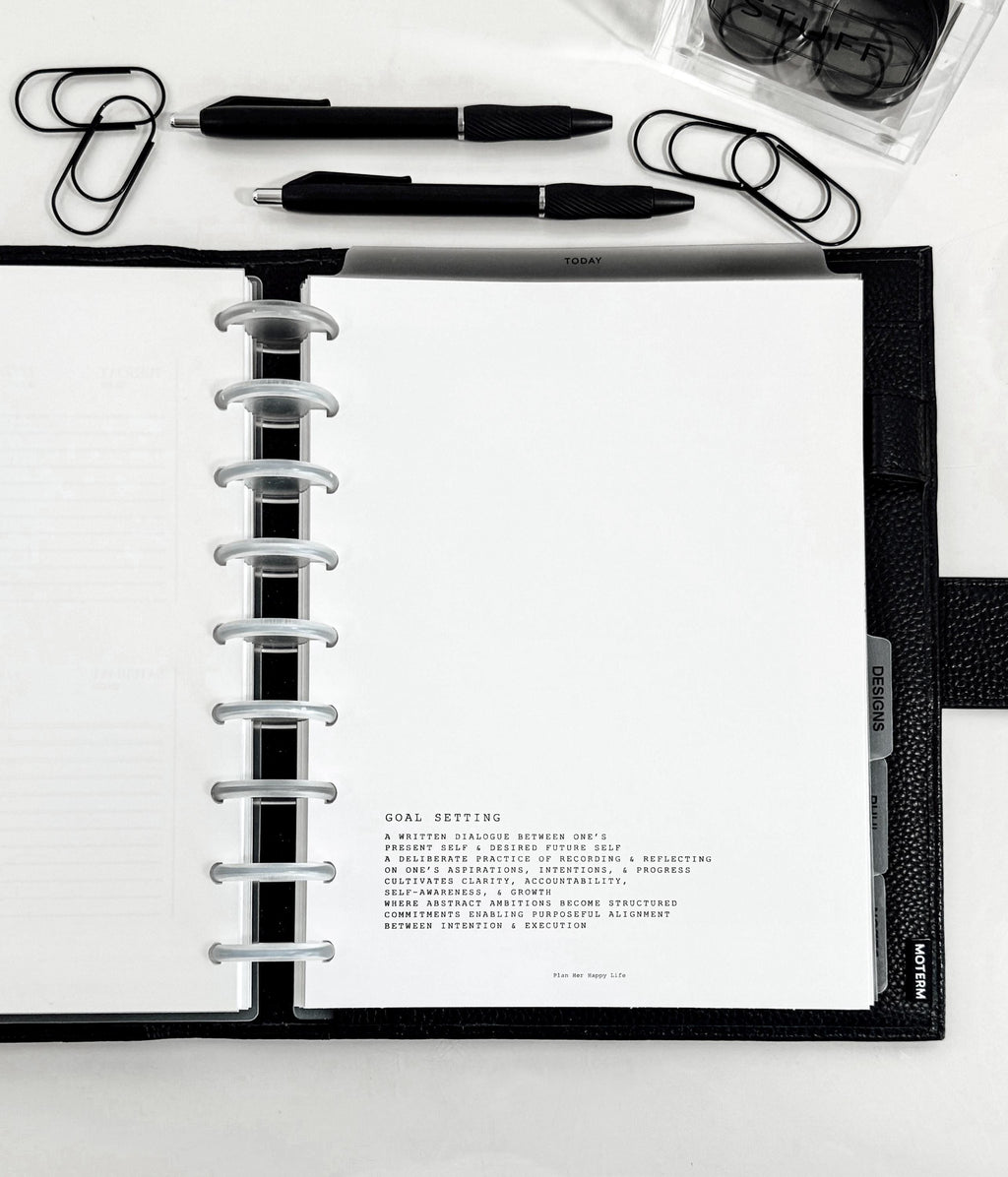 Goal Setting Journal